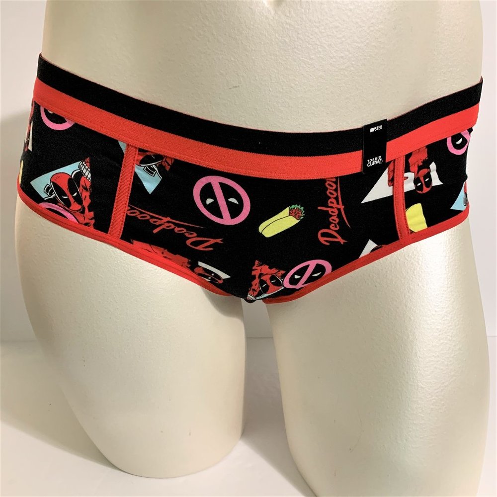 Torrid Hipster Panties Underwear Disney Marvel Deadpool Tacos Plus Size 2 18 20